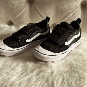 Black and white Vans